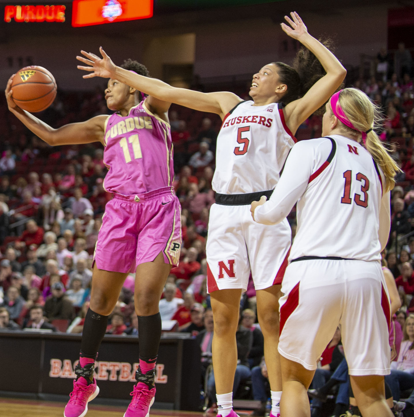 Nebraska Cornhuskers vs. Purdue Boilermakers Womens 2.10